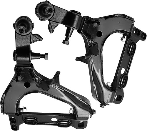 Miniatura 140 de Detroit Axle - Kit de brazos de control delanteros de 8 piezas para Dodge Ram 1500 2006-2008 5-Lug, 2 brazos de control superiores con rótulas, 4
