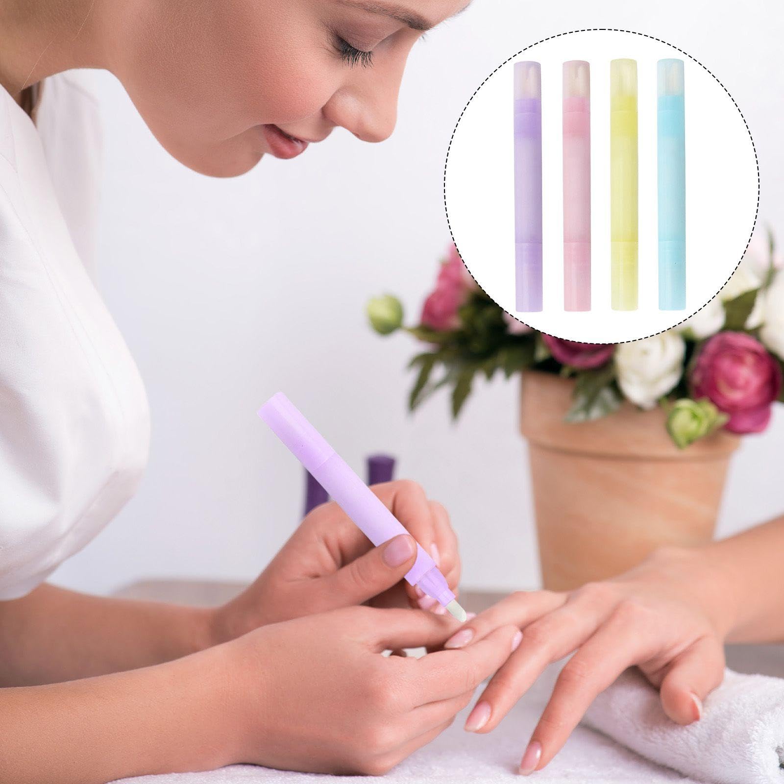 Penna Per Strumenti Per La Pulizia Delle Unghie Da 8 Pezzi, Penna Per La Correzione Dei Bordi Delle Unghie, Penna Per La Pulizia Dello Smalto Multifunzione, Strumento Per Nail Art.