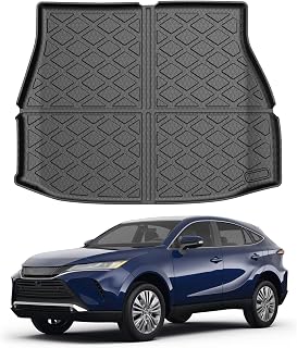 Cargo Liner for Toyota Venza 2021-2025 Cargo Mat All Weather Rear Trunk Liner Black