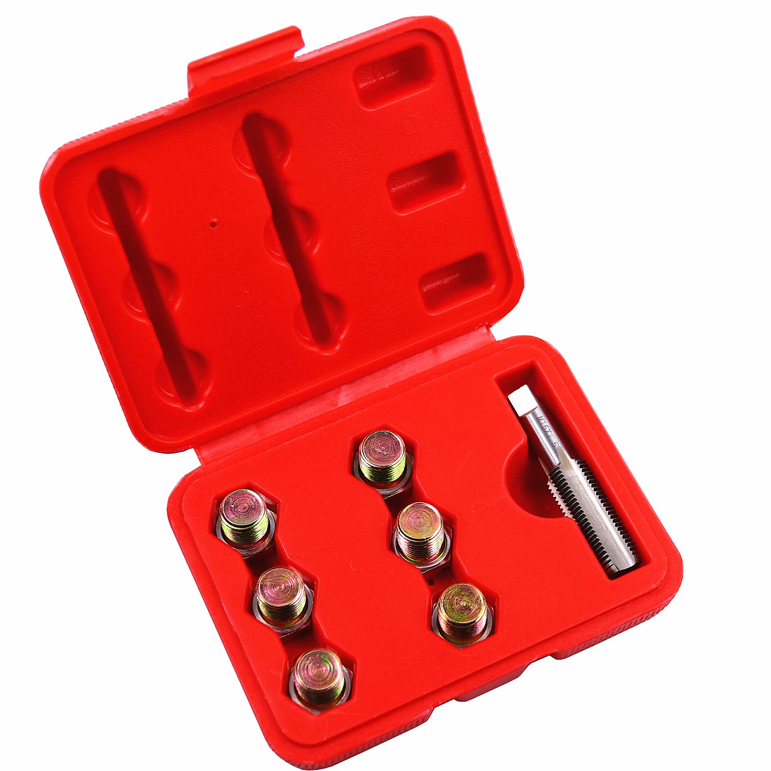 M15x1.5MM Bouchon de vidange d'huile Kit de réparation de Filetage de Robinet Vis de Carter d'huile Outil de rechapage