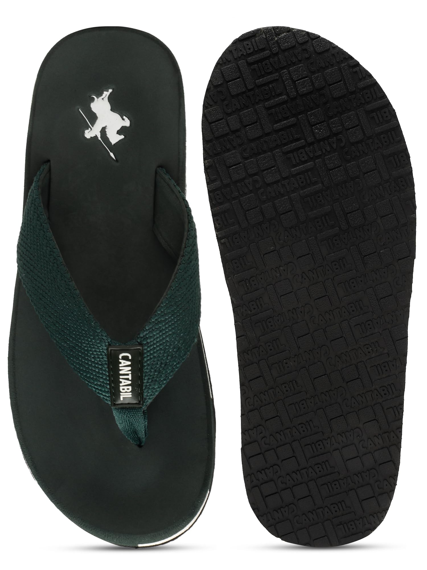 cantabil Men Regular Comfortable Green Solid Slipper for Men l Slipper for Men l Comfortable Slipper for Men (MSLP00018_Green_27.4-28.1)-picture-12