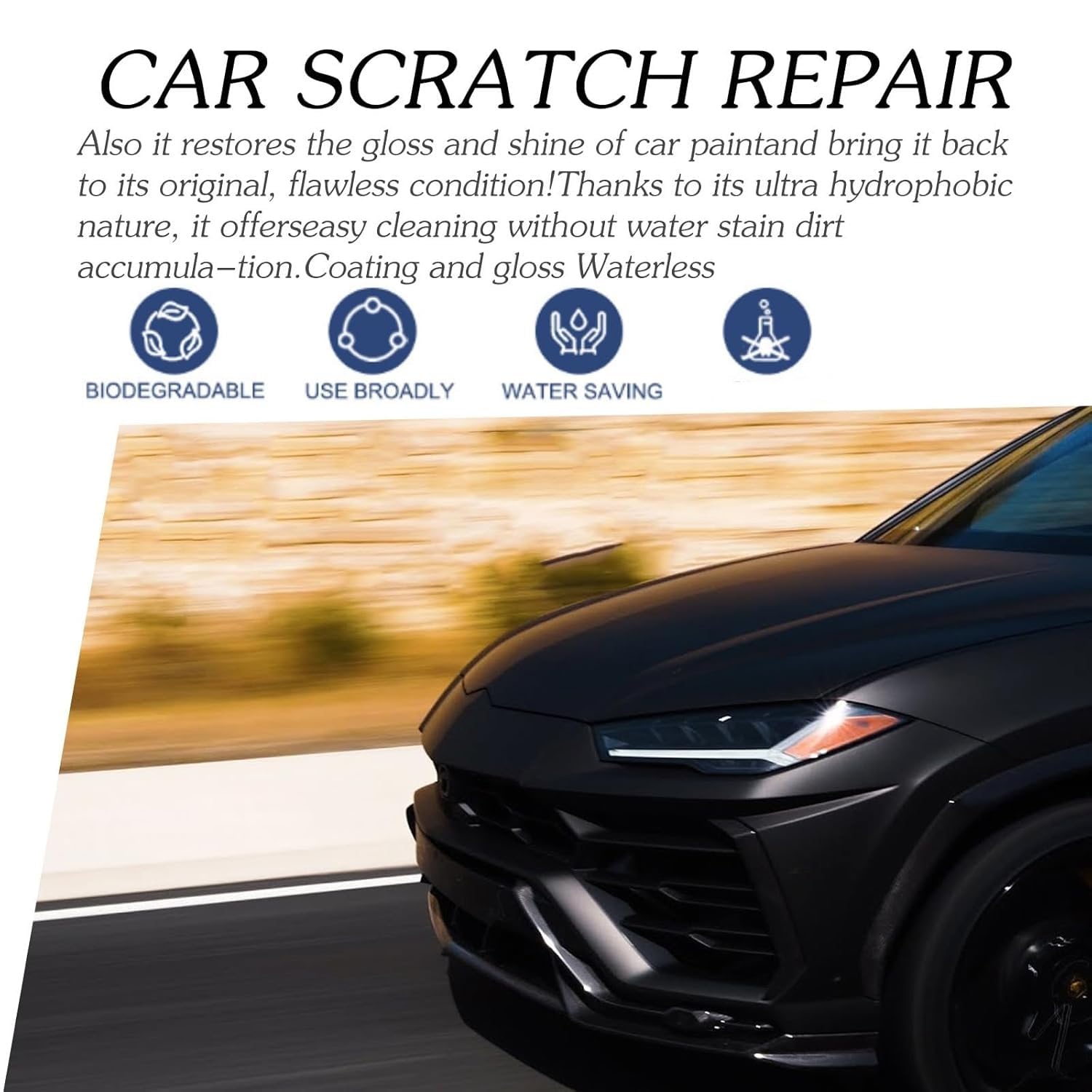 Nurafix Nano Car Scratch Removal Spray, Nurafix Car Scratch Repair Spray, Scratch Remover Kit for Cars, Nano Car Polish Spray Nanotech for Deep Scratch and Swirl Mark Removal (1PC) - 3