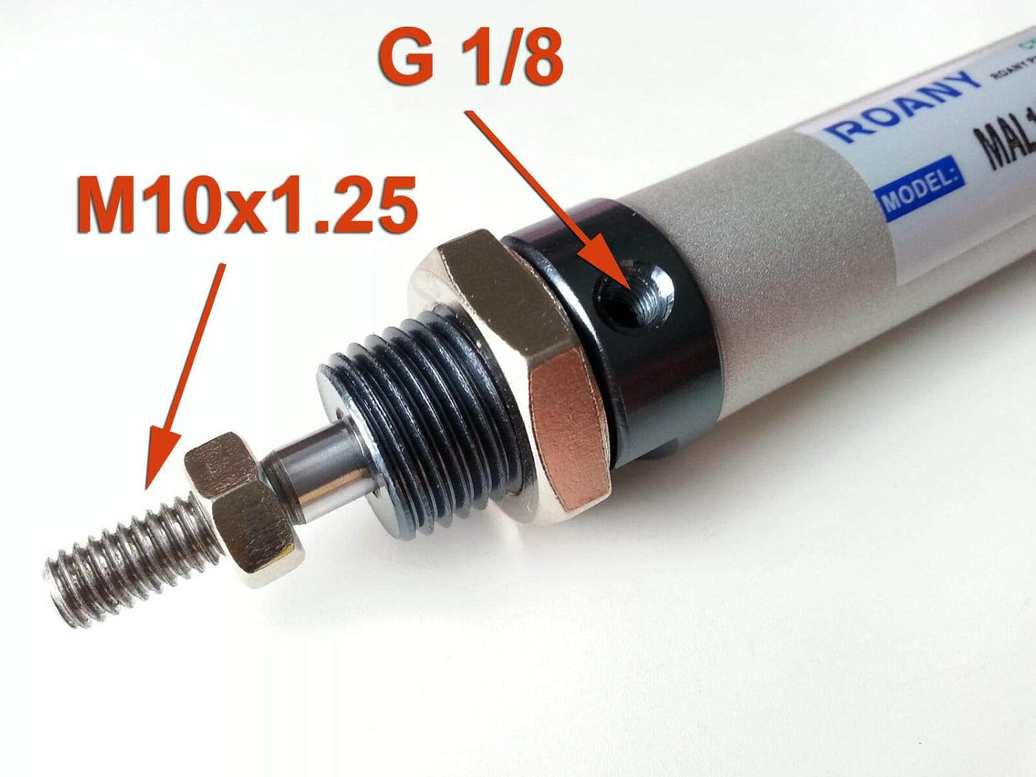 MAL 32mm x 350mm Single Rod Double Acting Mini Pneumatic Air Cylinder 32-350