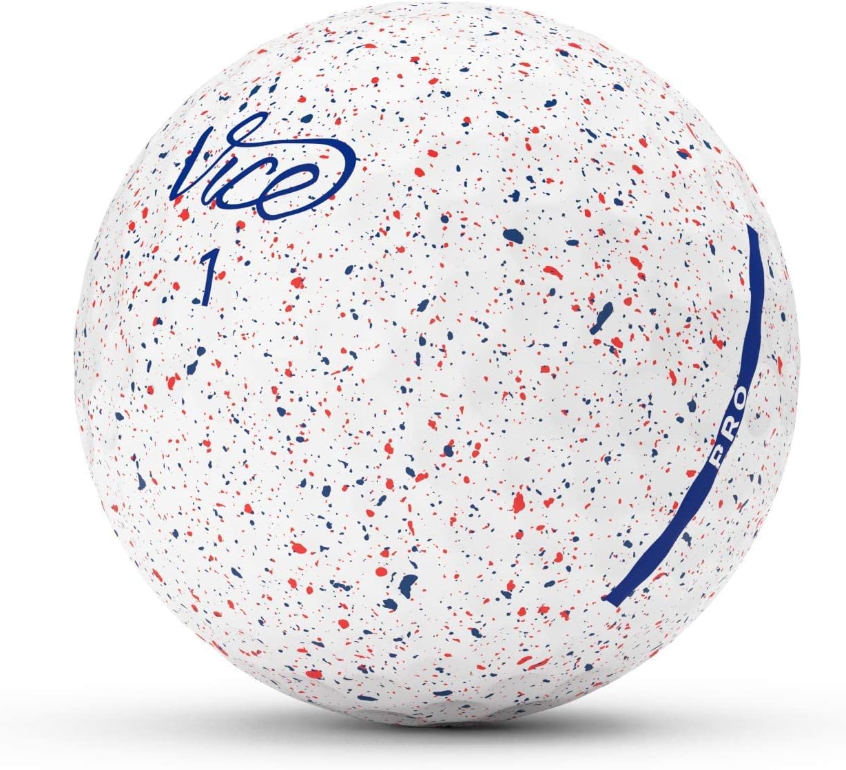 Vice Golf PRO 2020 | 12 Golf Balls | Features: 3-Piece cast Urethane, Maximum Control, high Short Game Spin | More Colors: NEON Lime/RED | Profile: Designed for Advanced Golfers