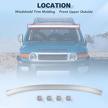 トヨタ スプリンター AE111 フロントガラス モール アウター アッパー トヨタ スプリンター AE111 フロントガラス モール アウター