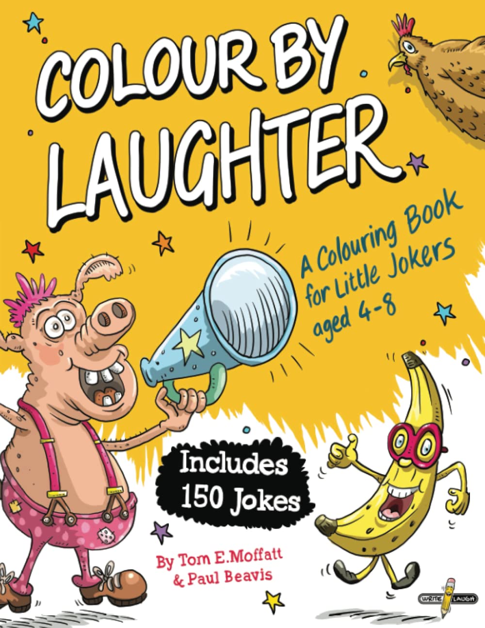 Colour by Laughter: A Colouring Book for Little Jokers aged 4-8 ...