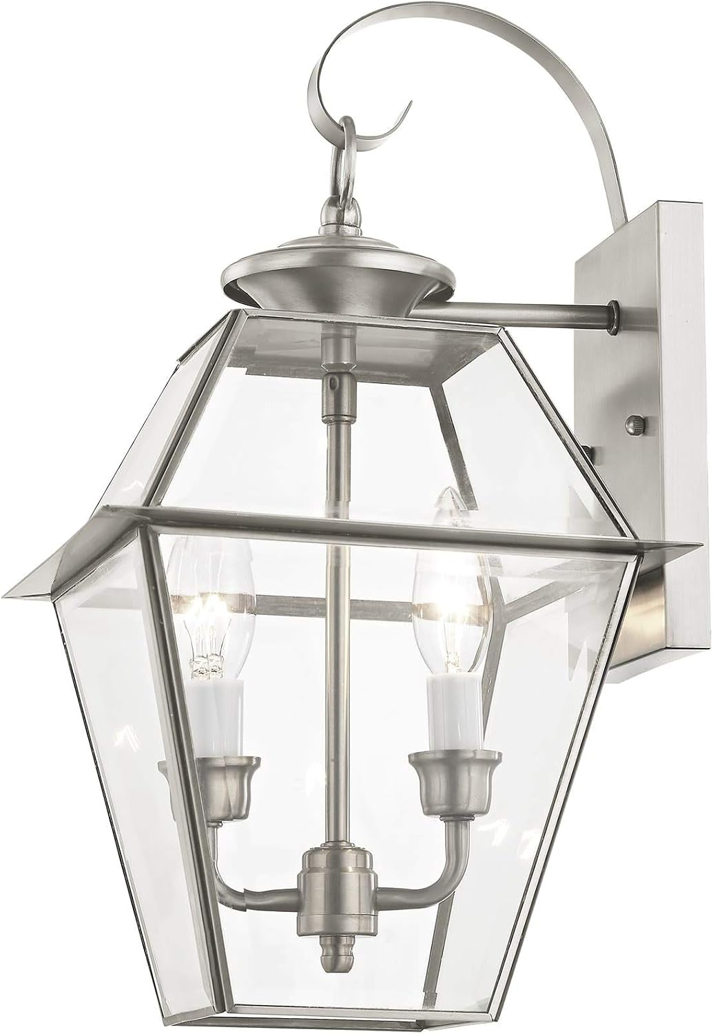 80% Off Discount Livex Lighting 2281-61 Westover 2 Light Outdoor Wall Lantern, Charcoal Super Sale ๐ Livex Lighting 2281-61 Westover 2 Light Outdoor Wall Lantern, Charcoal