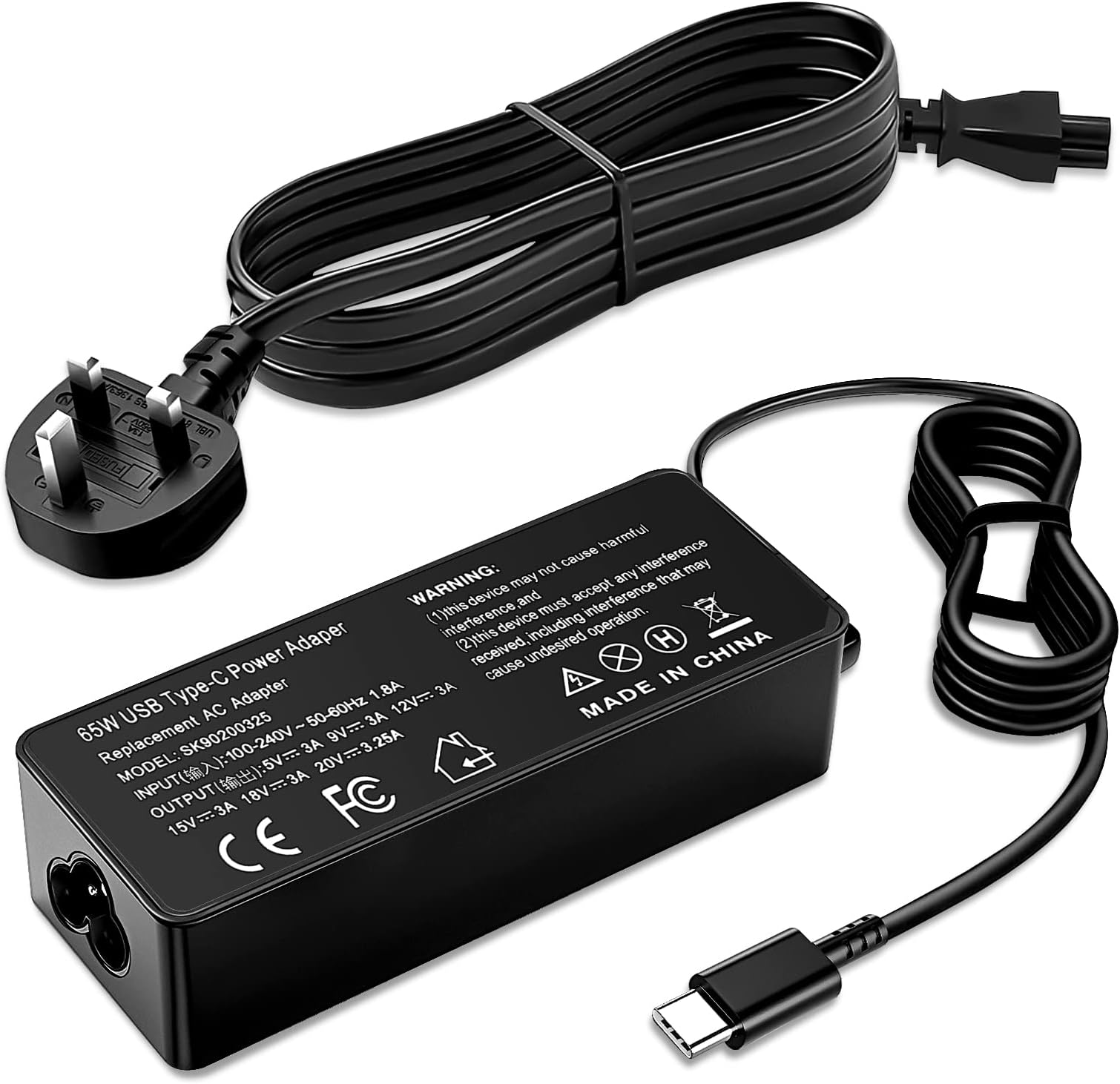 65W 45W USB C AC Charger Fit for Lenovo Thinkpad Yoga L13 E15 E14 T14 ...
