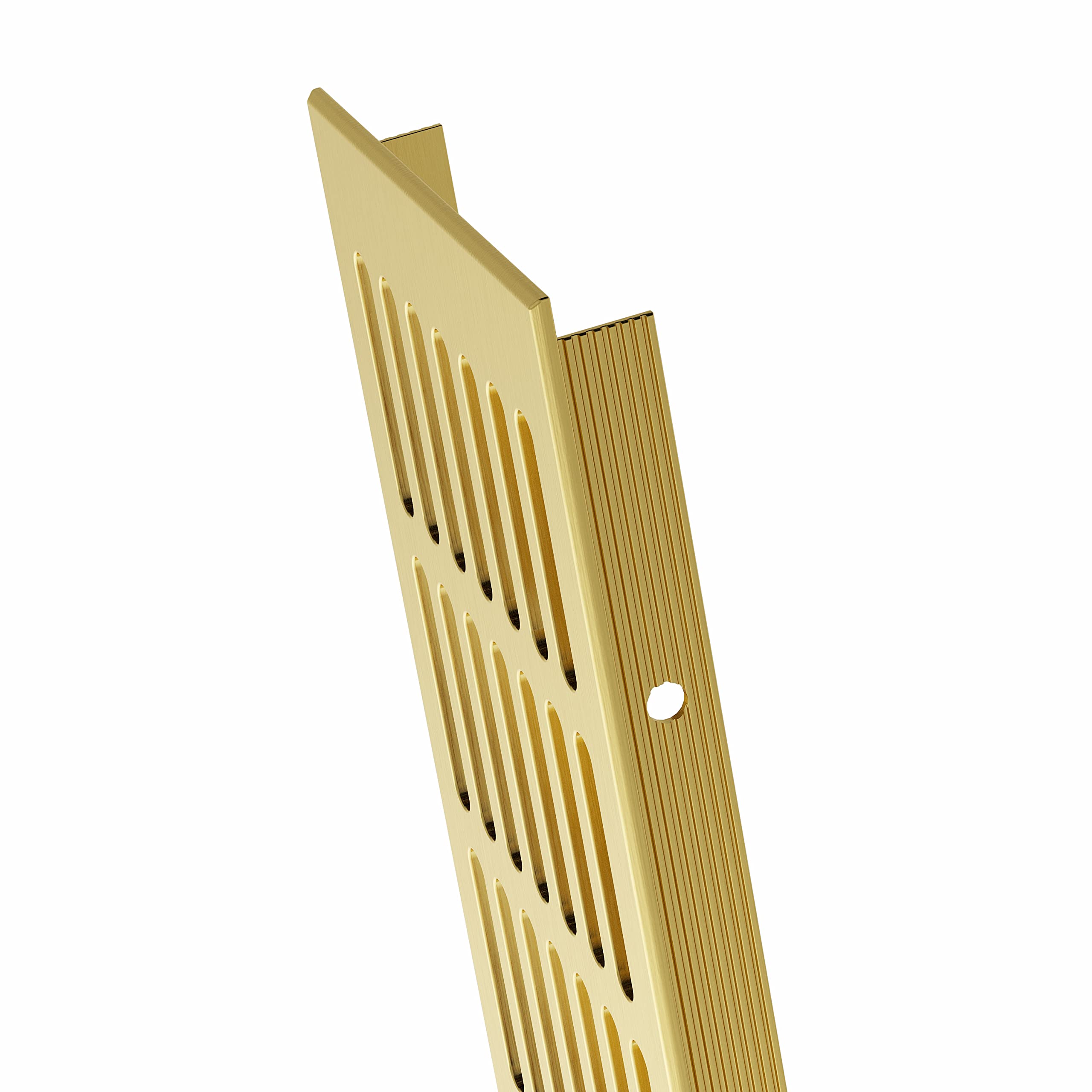 MS Beschläge ® Aluminium Ventilation Grille Sheet Heating Cover 100 mm x 200 mm Various Colours (Gold Anodised - F3) - Image 3
