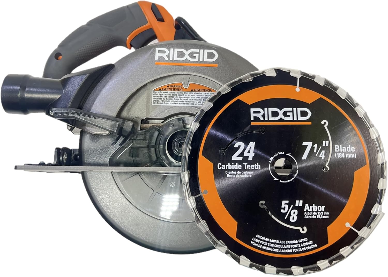 RIDGID R8657B 18V Brushless Cordless 7-1/4 inch Circular Saw with blade