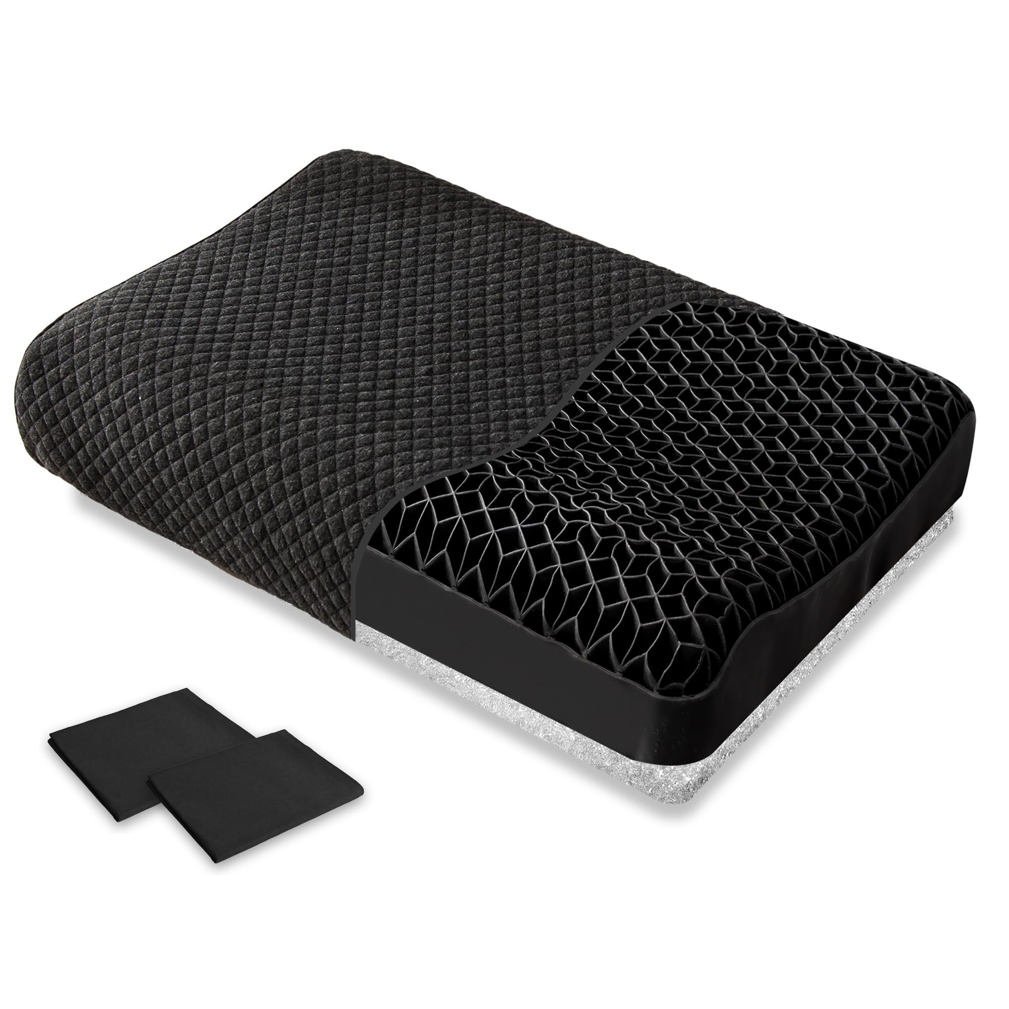 新品 DreamCat's 枕 TPE ブラック 首や肩に優しい 即発送可能