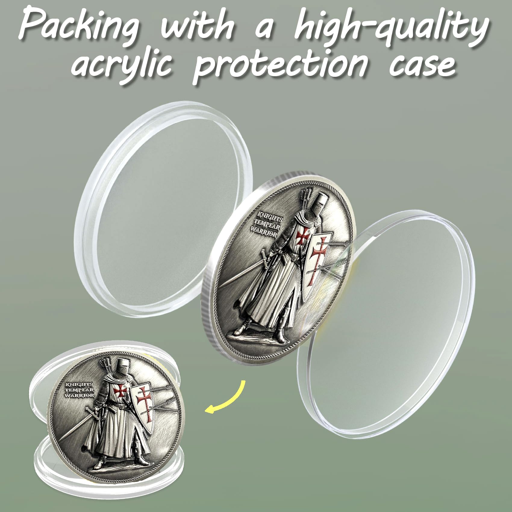 ACGZQY Knights Templar Coin - Image 4