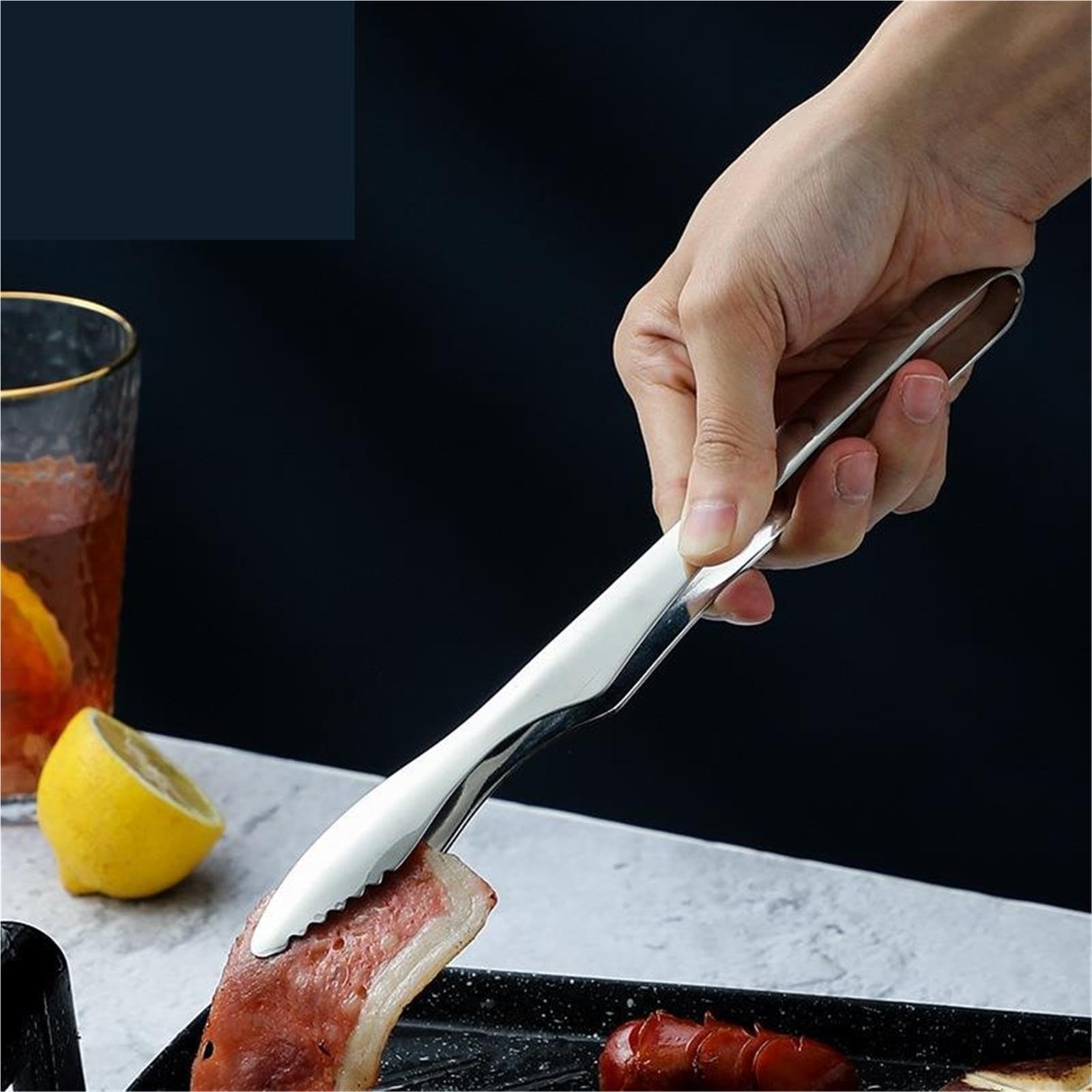 3 Pinzas for Comida De Barbacoa Acero Inoxidable Para Cocinar