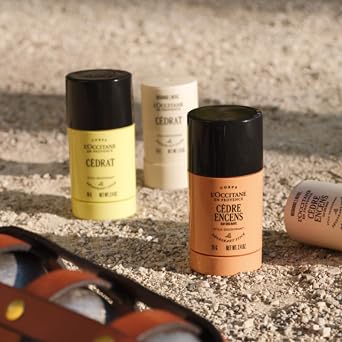 L'OCCITANE Roll-On Aluminum Free Deodorant, Reduce Body Odor, Refreshing Verbena, Eaves De Baux, Without Alcohol and Aluminum Salts, Made in France