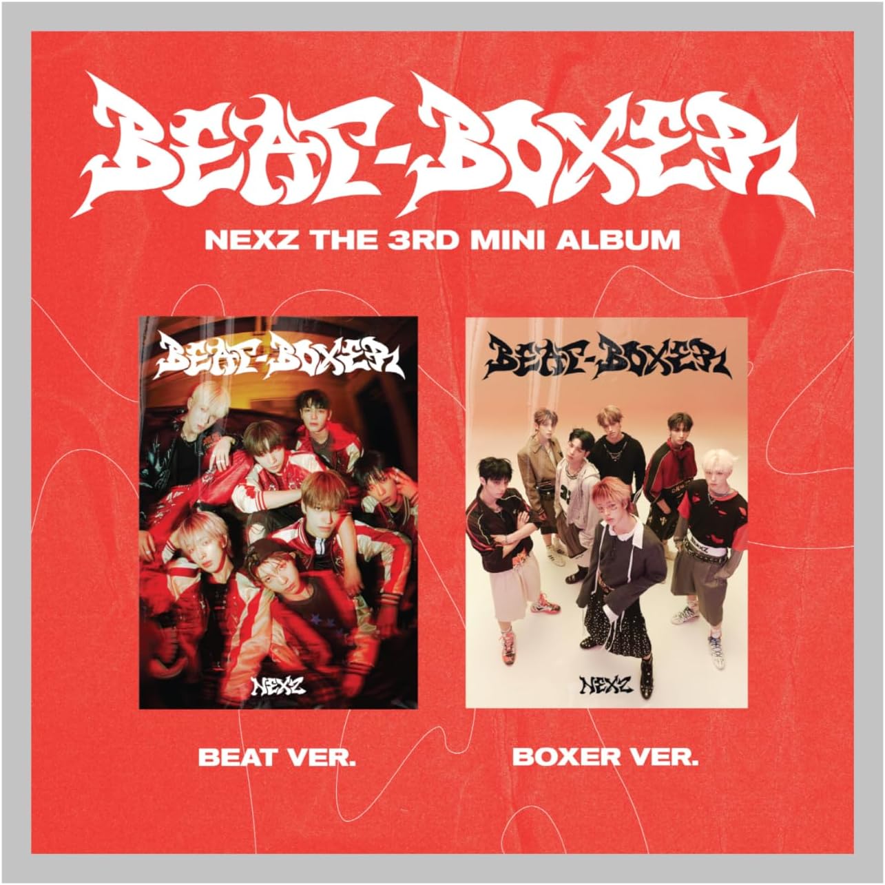 NEXZ Beat-Boxer 3rd Mini Album with Tracking Sealed (2 Version Set:1Standard+1Special)