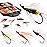 Fly Fishing Flies Assortment Kit Dry Wet Nyphms Tenkara Popper Streamer Woolly Bugger for Trout Bass Salmon Steelhead with Fly Box (60pcs-Salmon Steelhead Flies Kit with Waterproof Fly Box)