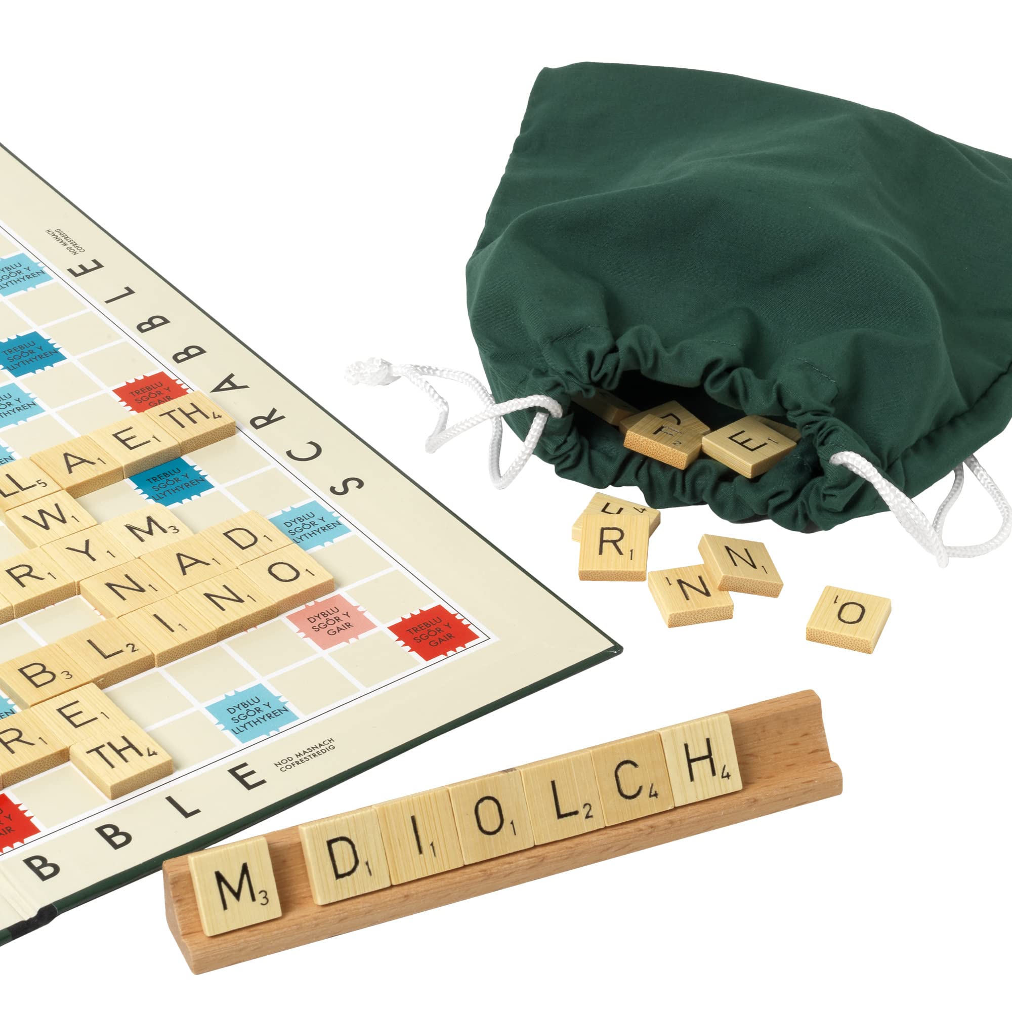 Scrabble Classique édition Irlandaise - Reproduction Design Années 1950, Carreaux En Bois, Pour 2 à 4 Joueurs, à Partir De 10 Ans - 3