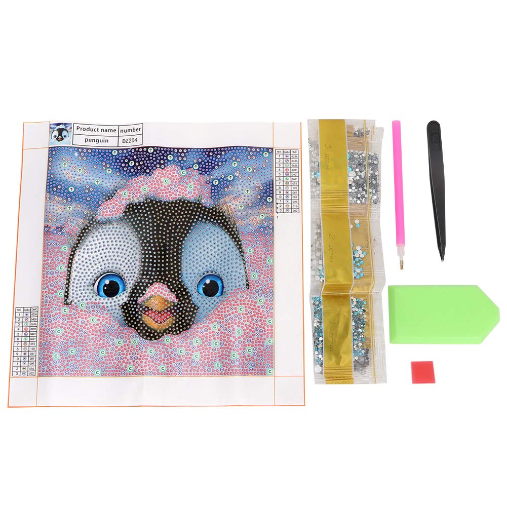 Painting, Stitch Decor, Vivid Image Great Gift Perfect Color 14 Gold-Cut Surfaces Easy to Finish Study Office for Home Room'