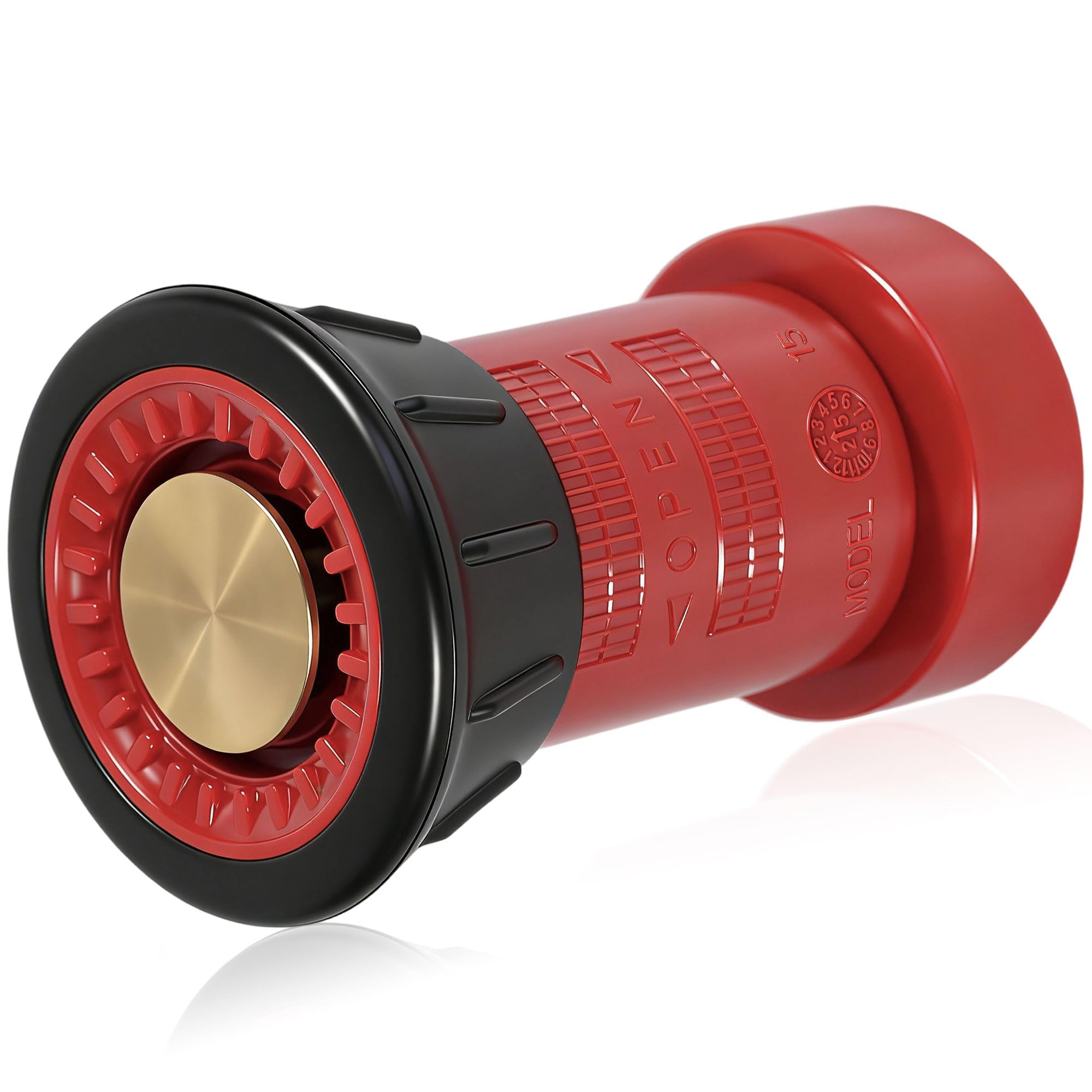 Happy Tree 1-1/2" NST/NH Polycarbonate Fire Hose Nozzle Spray Fog Nozzle Fire Equipment