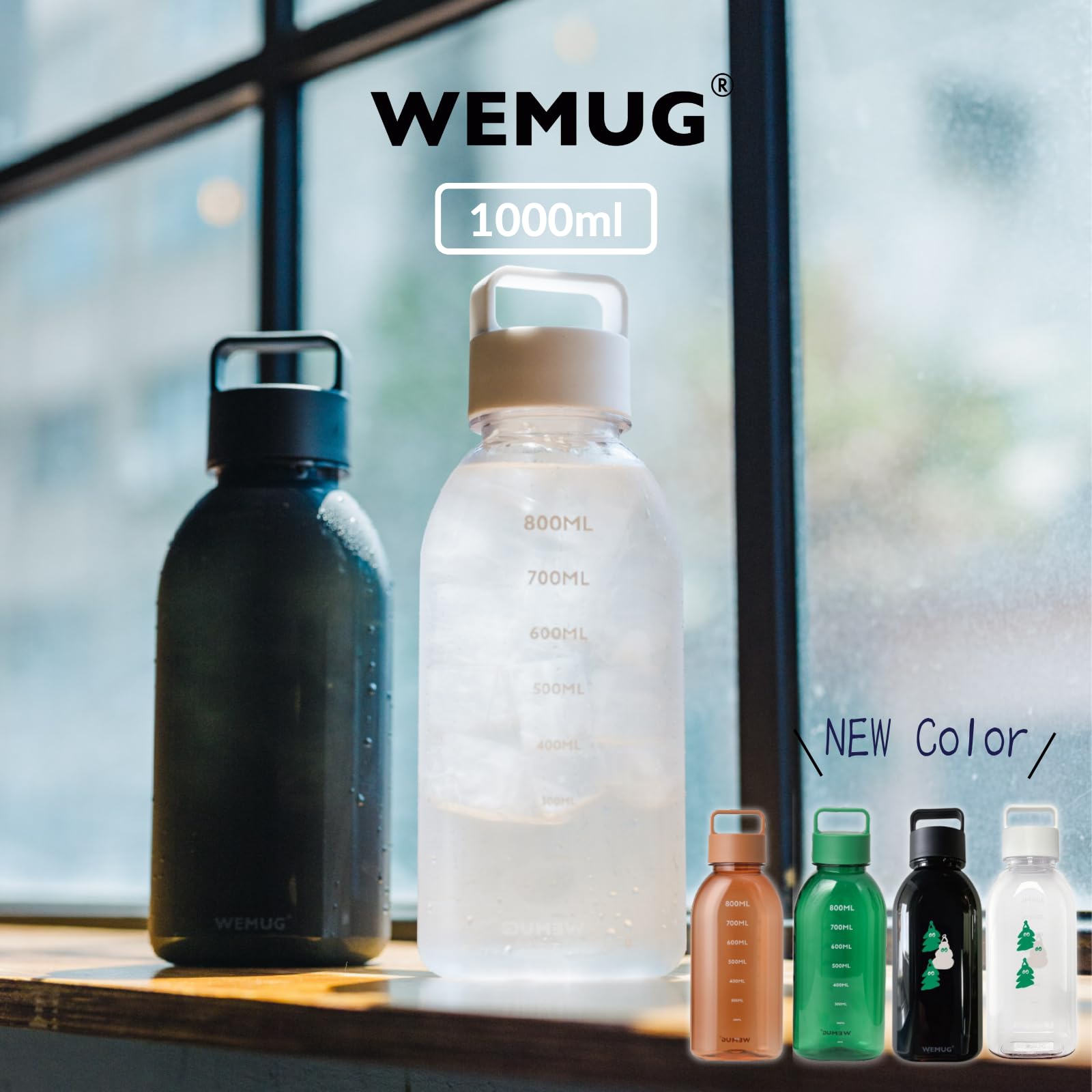 WEMUG Giant water bottle (Clear)