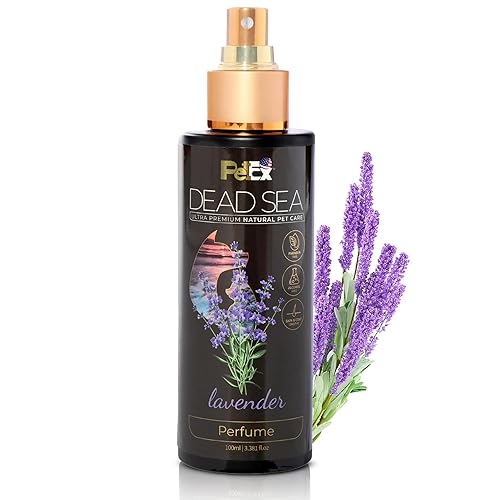 Petex Perfume prémium para mascotas  Cuidado de mascotas ultra premium con minerales del mar muerto  Perfume para perros de larga duración  Colonia