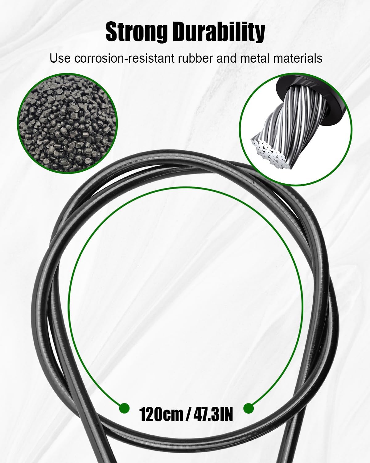 AM136944 Parking Brake Cable Fit for John Deere Gator TX 4X2 Series | Fit for TX Turf 4X2 Series, Right Side Park Brake Cable