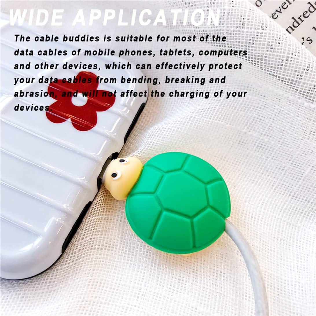 Confezione da 12 protezioni per cavi a forma di frutta, per chomper, masticatori, amici, accessori per cellulare, cavo di ricarica USB