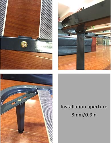 Miniatura 8 de Patas ajustables de hierro laminado en frío, patas laterales de gabinete reforzadas, patas de soporte de viga de cama de cojinete de carga,