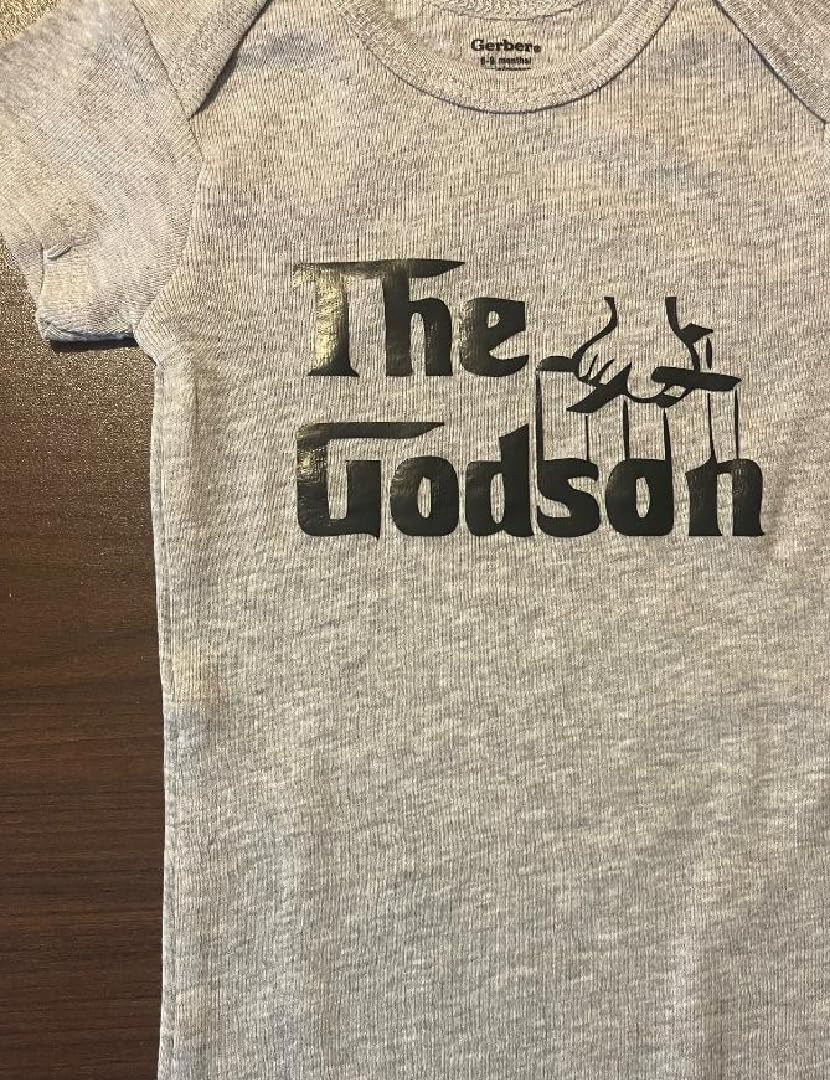 Godson baby onesie ® infant one piece bodysuit Christening baptism clothes godchild shirt clothing