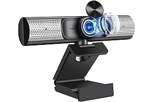 Flawless Video Conferencing with 1080P Webcam with Microphone and Speaker