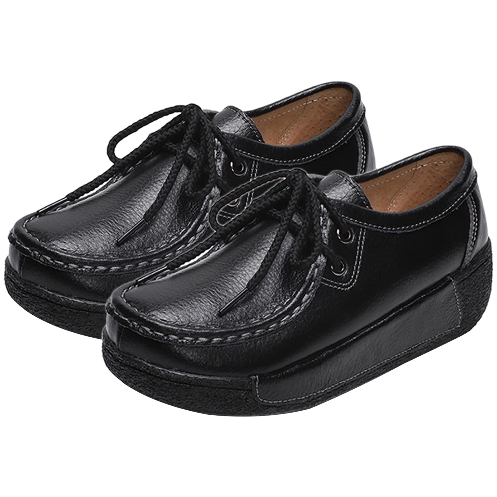 rismart Femme Formel Plateforme Caché Talon Coin Suède Baskets De Mode Chaussures