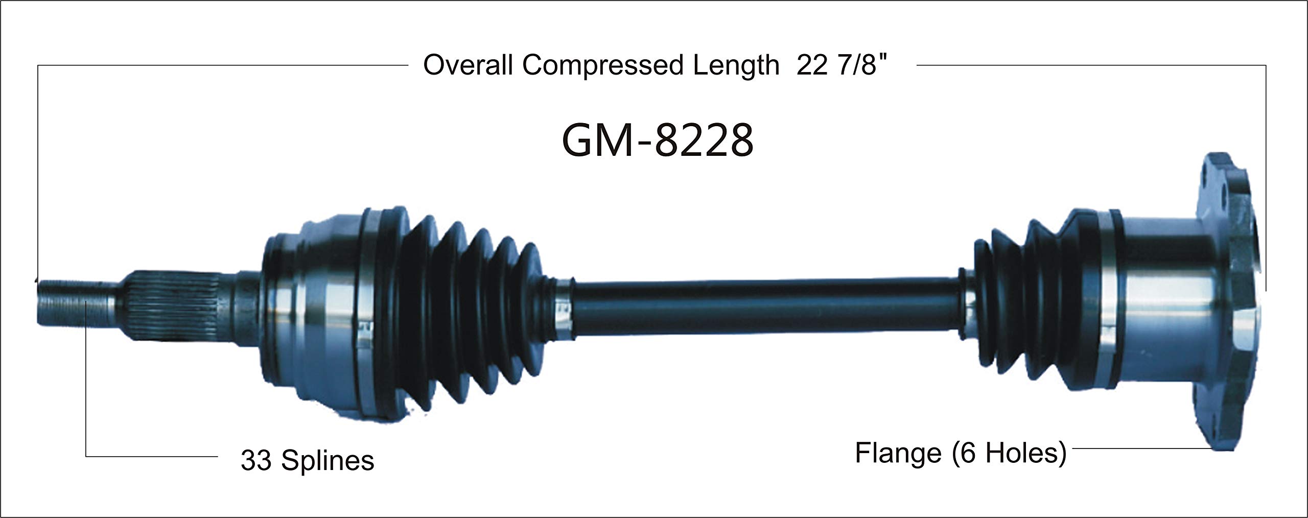 Amazon.com: SurTrack GM-8228 CV Axle Shaft : Automotive