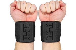 TuffWraps 16 Inch Wrist Wraps: Wrist Support for Weightlifting and Cross-training