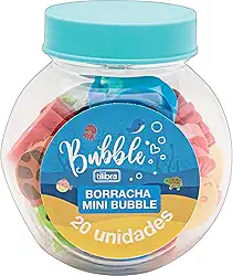 Tilibra - Borracha Mini Bubble - Pote com 20 unidades