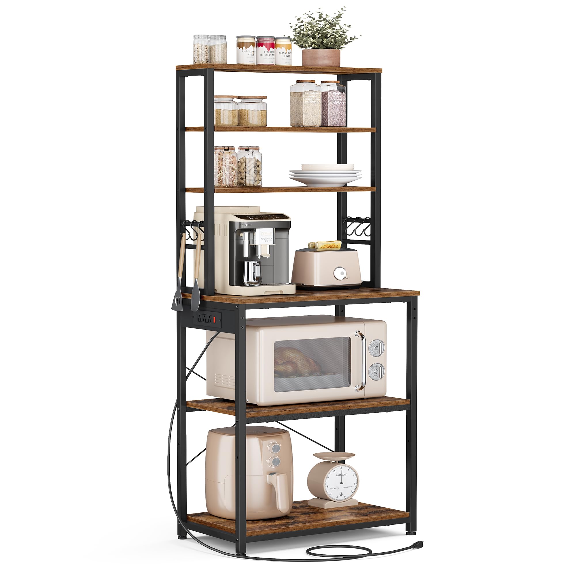 VASAGLE 23.6-Inch 6-Tier Shelf