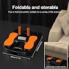 Foldable Pilates Reformer - Pilates Reformer Machine Board, Abdominal Exercise Equipment, Multipurpose Pilates Sliding Board Pilates Reformer Machine, Sturdy AB Core Trainer Pilates Equipment