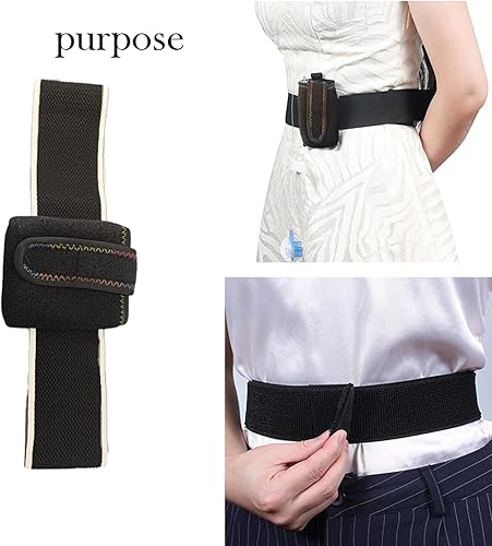 Miniatura 5 de Soporte para bomba de insulina, accesorios de bolsa de bomba de insulina ajustable, cinturón de muslo con bomba de insulina, cinturón de muslo
