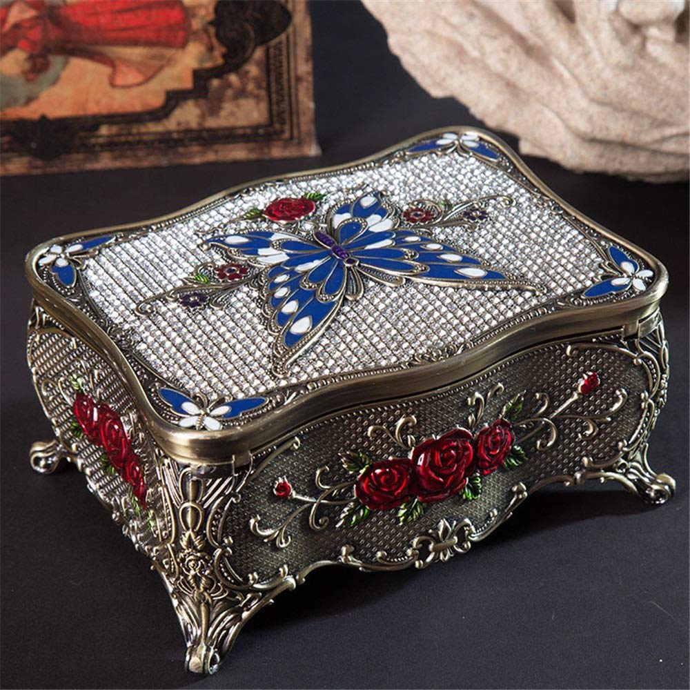 韓国宝石箱ジュエリーボックス鏡付き