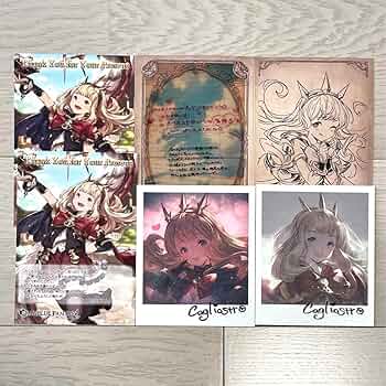 グラブルカリオストロバレンタイン缶バッジ