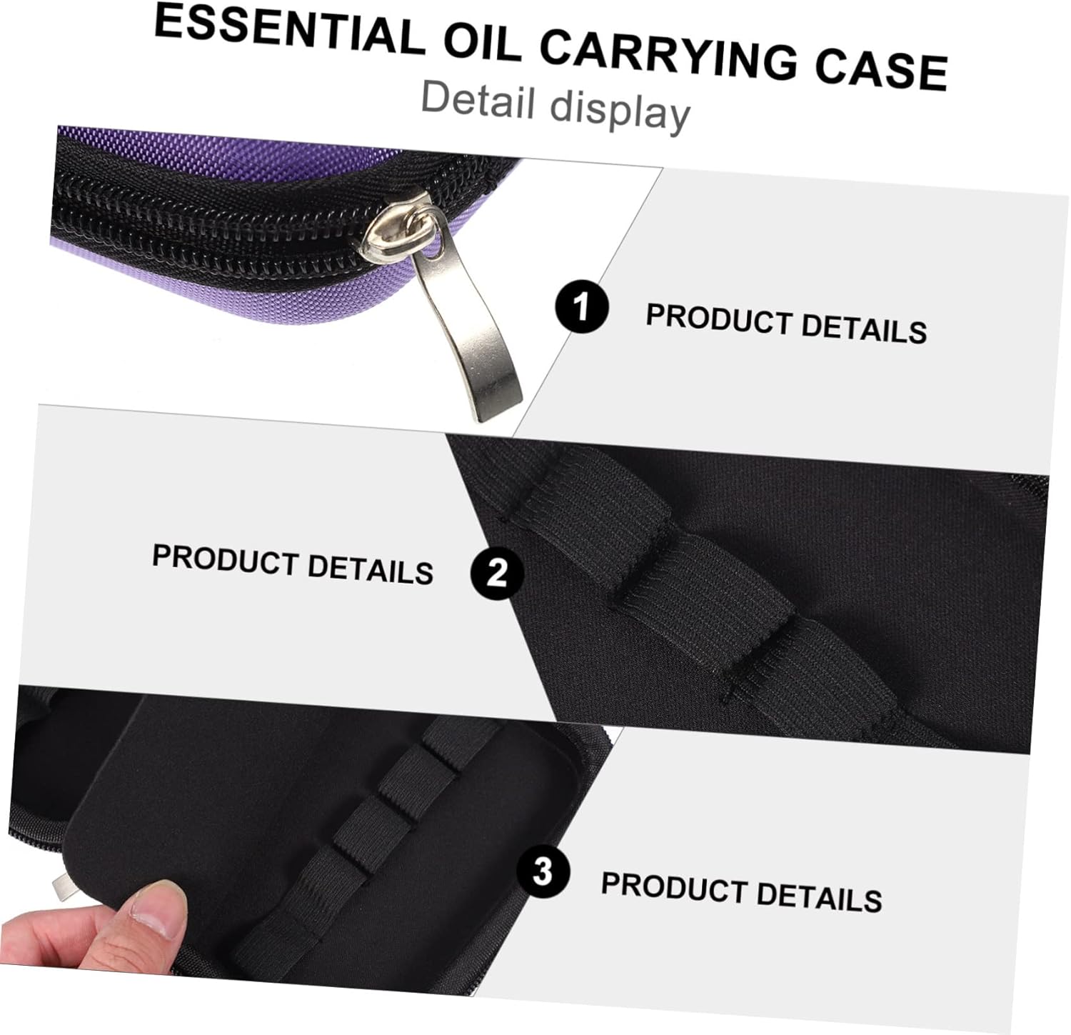 3pcs Storage Case Holder for Bottles Lightweight and Compact Design for Travel Protects from Abrasion and Sunlight