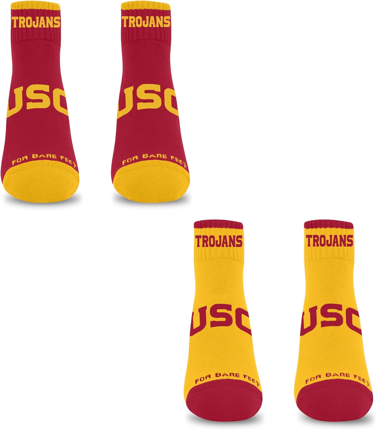 For Bare Feet NCAA Unisex Front and Center 2 Pack Team Colors - Image 2