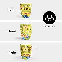 Vista 5 de Divinity Boutique Ceramic Mug Mug & Note Stack, One Size, Friends