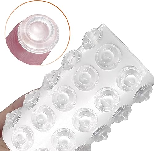 Parachoques cónicos de goma autoadhesivos para puertas de gabinete, 100 unidades, protectores de parachoques pequeños para cajones, marcos de fotos,