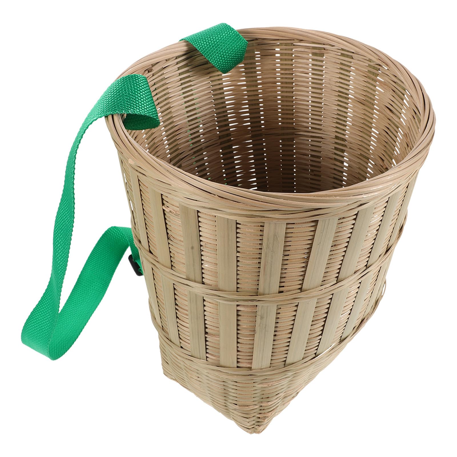 Panier en bambou de style ethnique naturel Kisangel pour accessoires