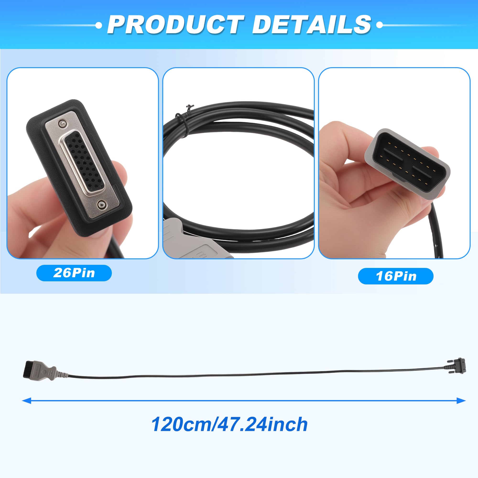 A ABSOPRO OBD2 Diagnose-Adapter-Stecker für Chevrolet Silverado 1500 14-26
