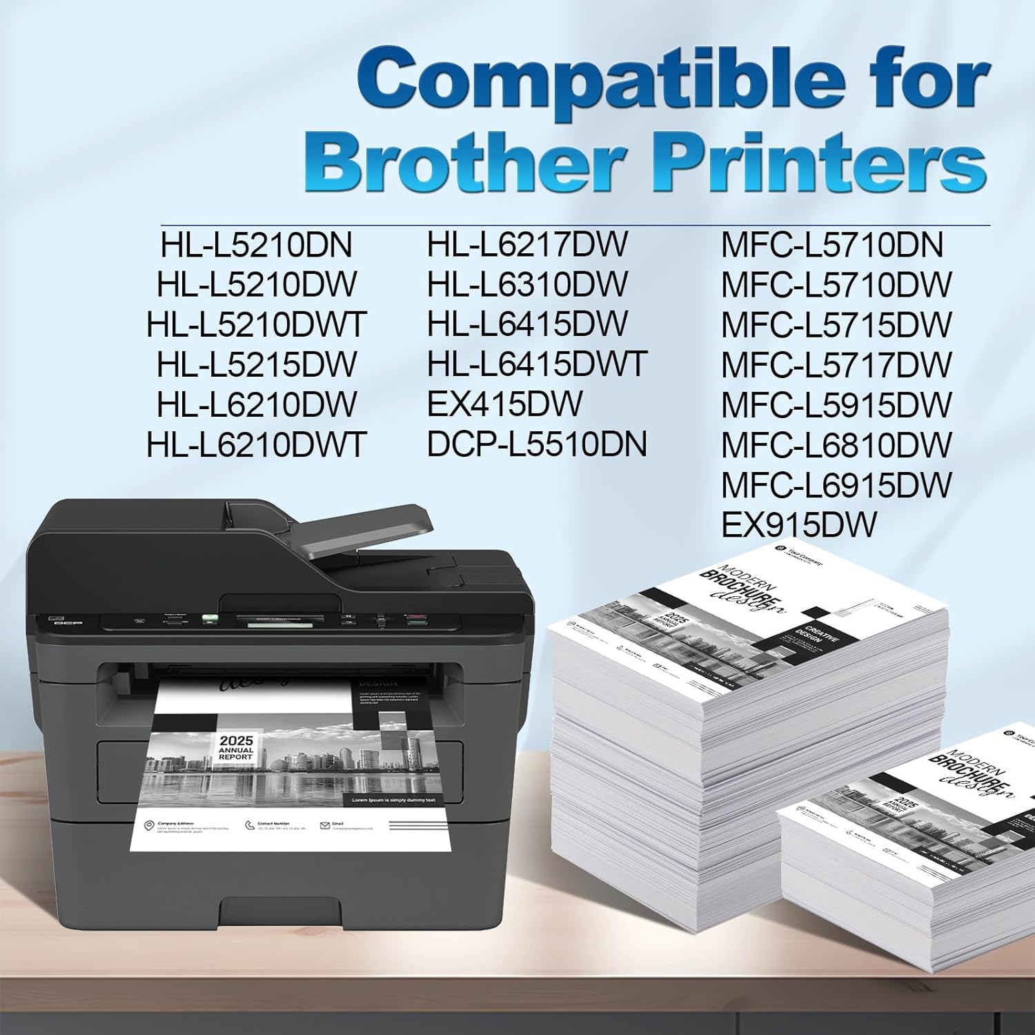 DR-920 DR920 Drum Unit Black 2 Pack Compatible Replacement for Brother DR920 DR 920 DR-920 for HL-L6210DW HL-L6210DWT HL-L5210DN HL-L5210DW HL-L5210DWT HL-L6310DW MFC-L6810DW DCP-L5510DN Laser Printer