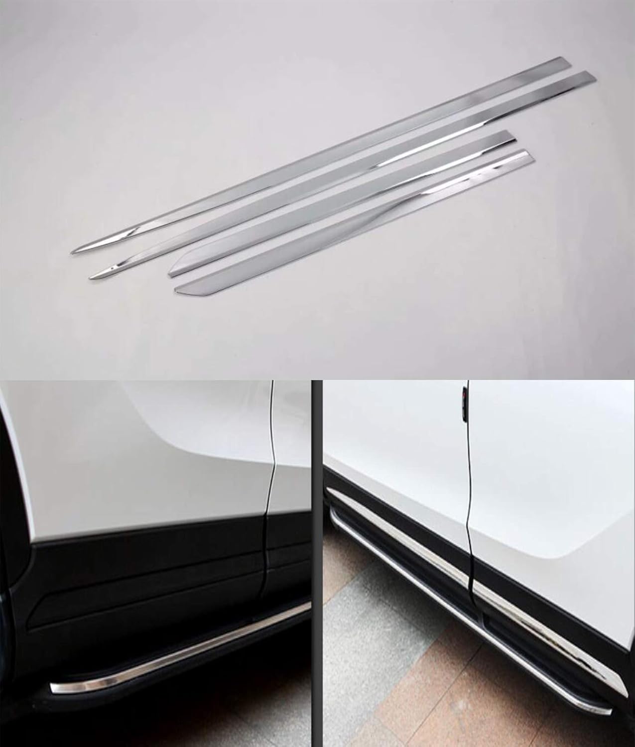 / ABS Chrome Car Body Door Side Molding Trim sill Cover Guard for Mitsubishi Eclipse Cross 2018 2019 2020