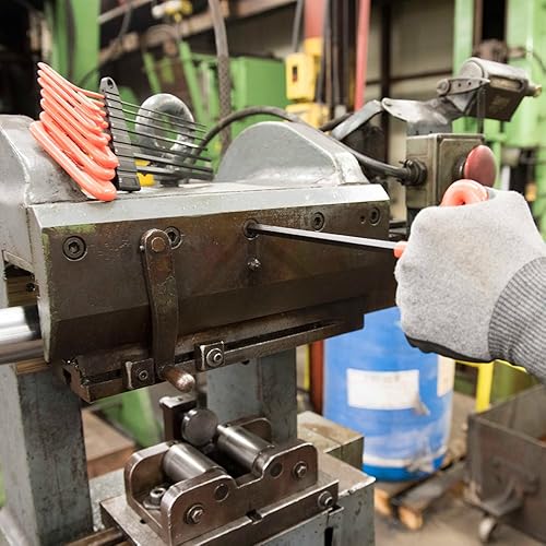 Miniatura 4 de Dynamic 8 piezas de mango en T de 9 pulgadas de largo, juego de llaves hexagonales métricas, 0.079 in - 0.394 in