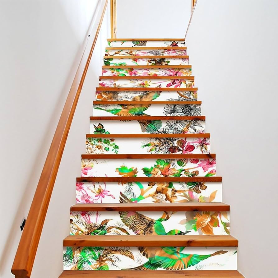 階段マットセット 花柄 3色 10枚セット 楽天市場】【送料無料】玄関