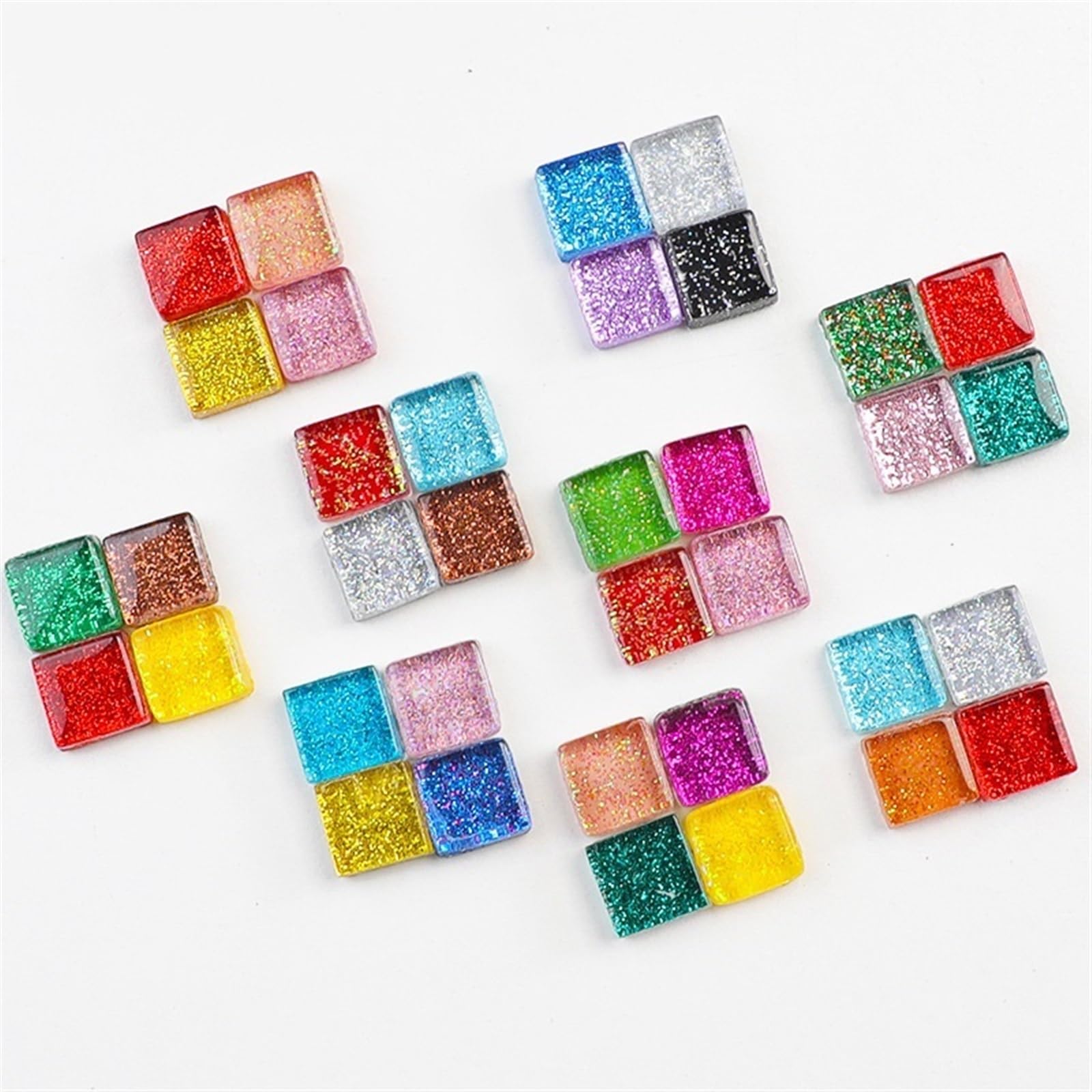 Amazon.co.jp: モザイクタイル 200g/7oz 1cm ガラスモザイクタイル 